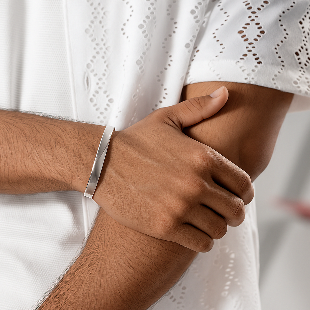 Premium Stainless Steel Kada Bracelet for Men – Bold, Stylish & Rust-Free